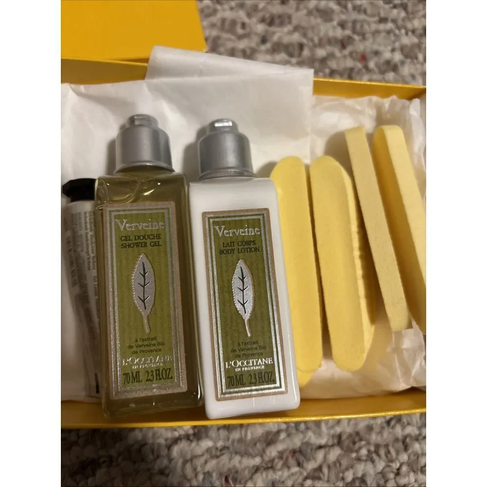 NEW L’Occitane en Provence Verveine Verbena Gift Set Shower Gel , Lotion, Hand